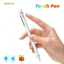 Universal Capacitive Active Stylus Touch Screen Pen Smart IOS/Android Apple iPad Phone Pencil Touch Drawing Tablet Smartphone