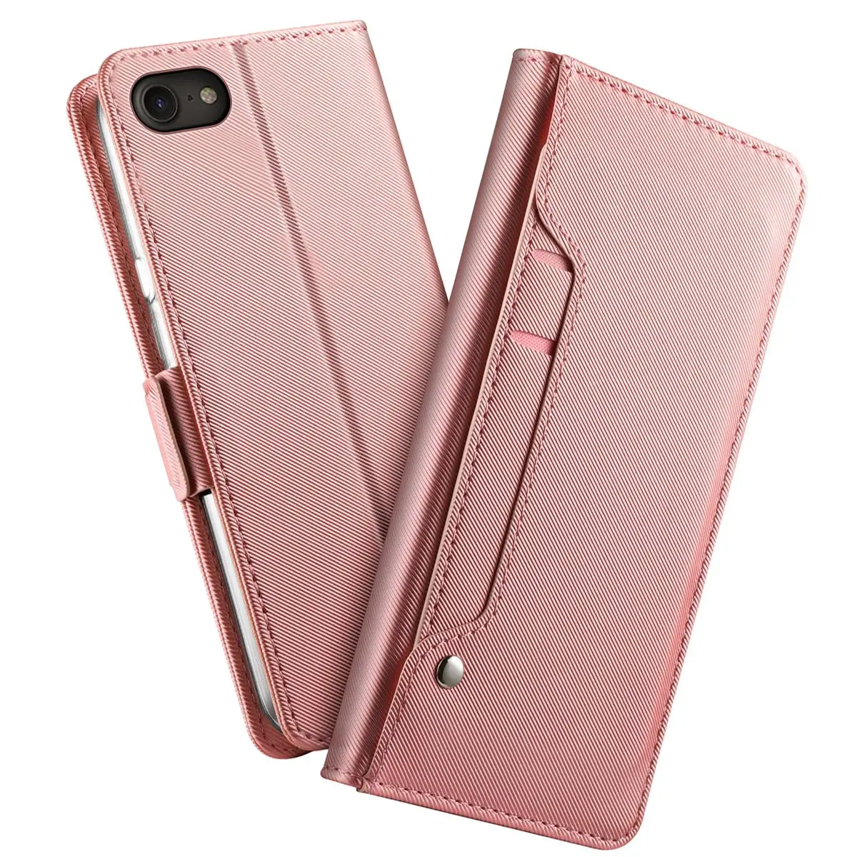 Для 2020 iPhone SE 4 7 кожаный чехол с откидной подставкой чехол-кошелек магнитной