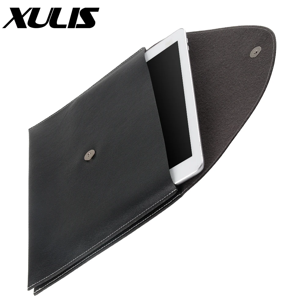 Сумка на плечо для iPad легкая с несколькими карманами из мягкой искусственной