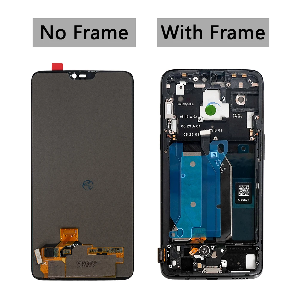 Оригинальный ЖК дисплей AMOLED 6 28 дюйма для Oneplus дигитайзер сенсорного экрана OnePlus