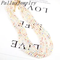 5pcs pearl choker for women necklace rainbow beaded fashion jewelry 2020 boho high quality adjustable necklaces