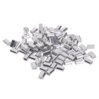 2021 Новый 100 шт. рыболовная двойная трубка медная леска рукава соединитель обжим 0,811121 мм