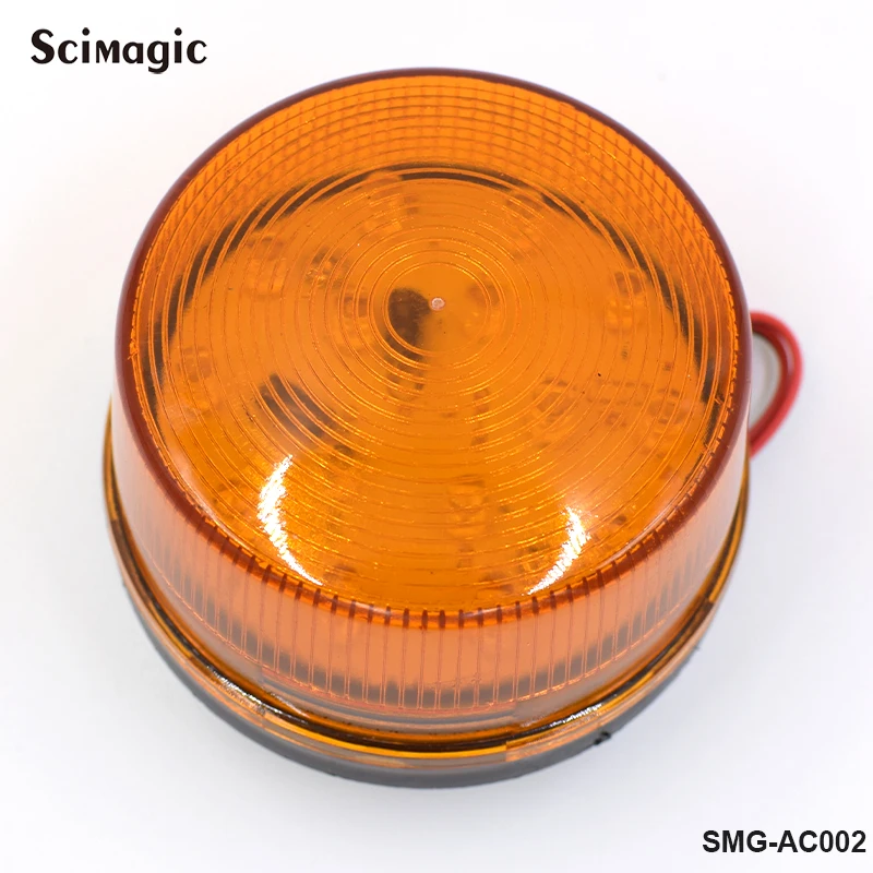 

Scimagic DC 12V or 24V LED Strobe Car Flashing Circular Signal Light Battery Power Ceiling Police Light Warning Lamp For Cargo