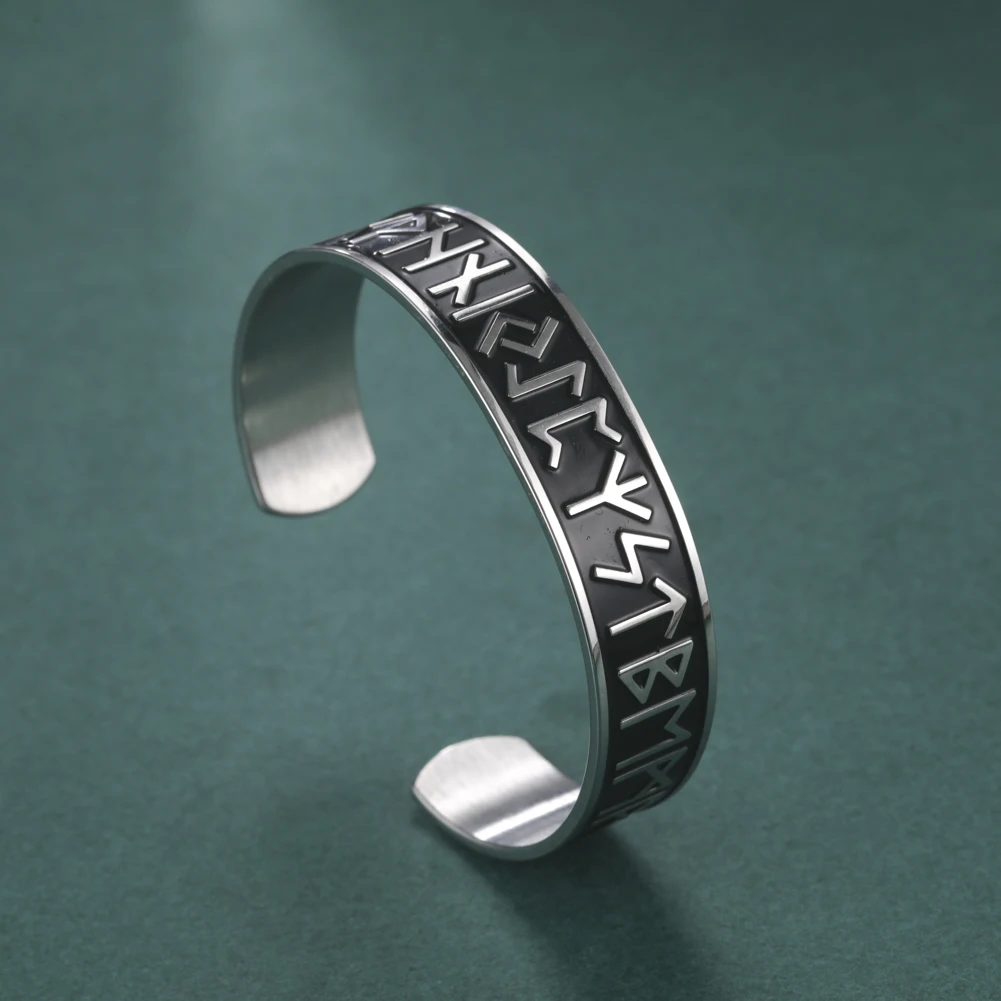 My Shape Браслеты-манжеты с рунами викингов для женщин и мужчин викканский амулет