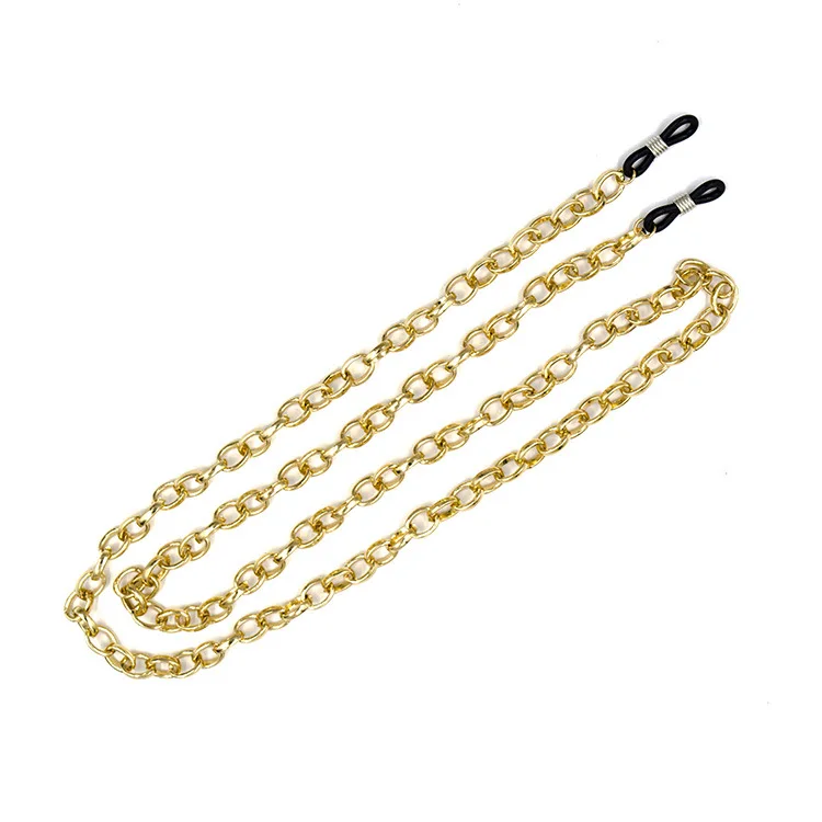 CH Metal chain Модные солнцезащитные очки с цепочкой, держатель для женщин, солнцезащитные очки с цепочкой на шею, мужские жемчужные металлические очки с ремешком, аксессуары, cordon para gafas - Цвет: CH Metal chain