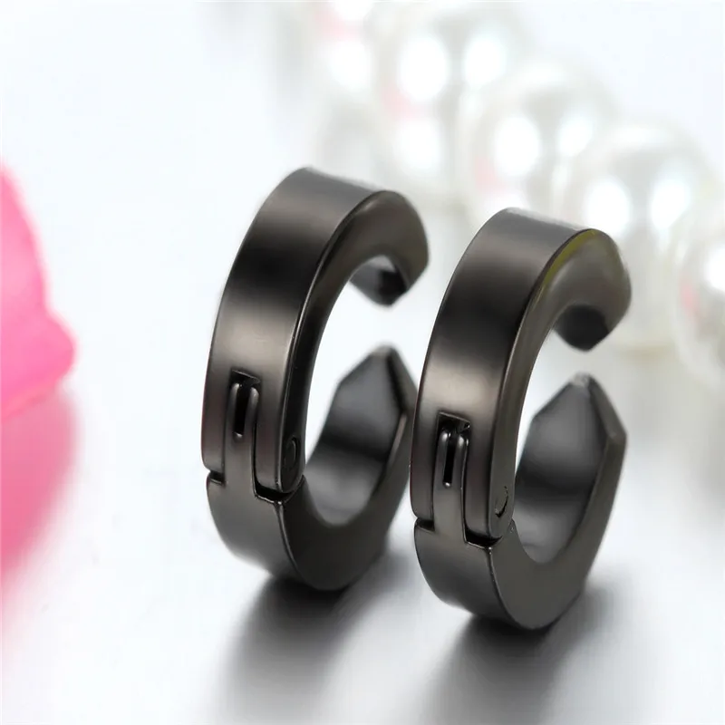 Серьги-клипсы Huggie унисекс без пирсинга на выбор подарок для мужчин и женщин