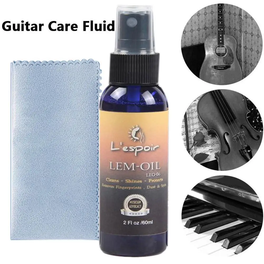 

60ML Guitar String Oil Fingerboard Nursing Oil Ukulele Rust Proof Guitar String Cleaner Oil Instrument Lubricant Finger N7Z7