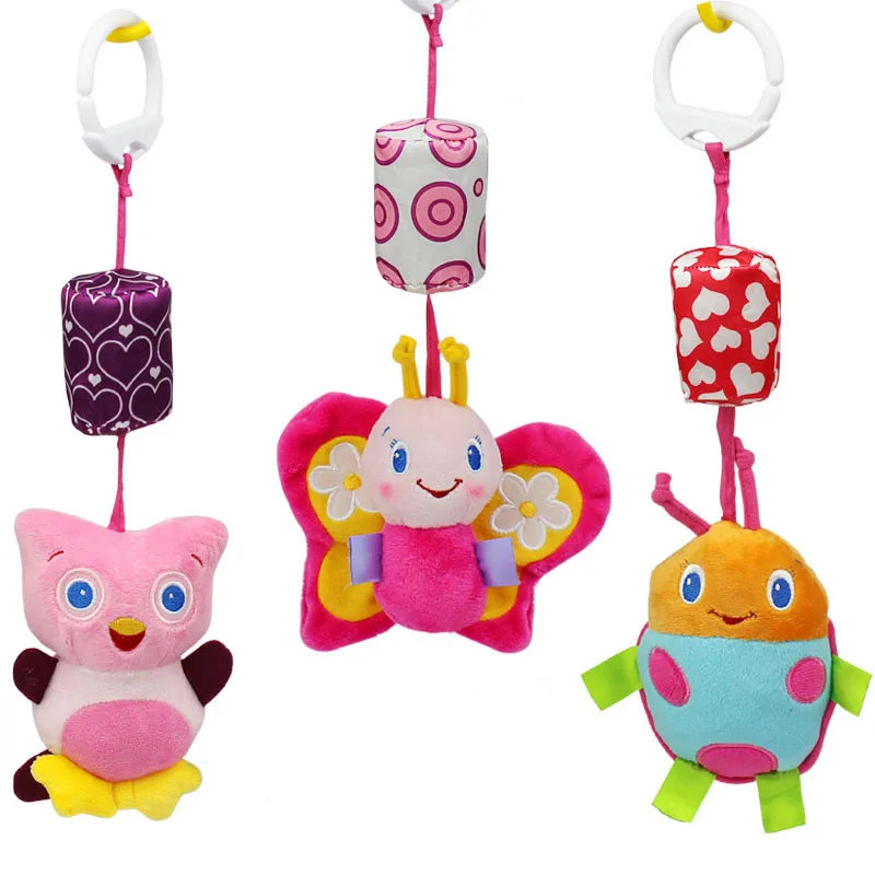 

1pcs New Infant Toys Mobile Baby Plush Bed Wind Chimes Rattles Bell Toy Stroller for Newborn