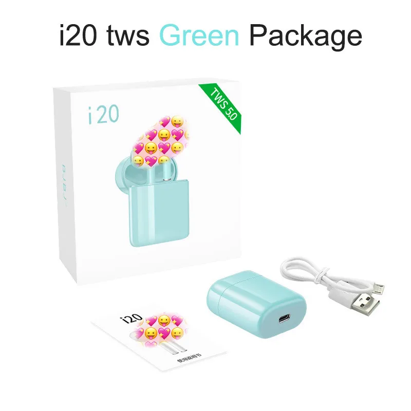 Беспроводные наушники i20 TWS Bluetooth 5 0 мини стереонаушники pk i7s i12 i16 i18 i200 I9000 tws для