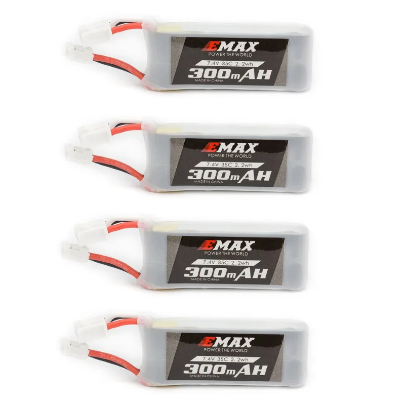 Emax TinyhawkS запасная часть 2S 7,4 V 300mAh 35C Lipo батарея для радиоуправляемого дрона FPV Racing