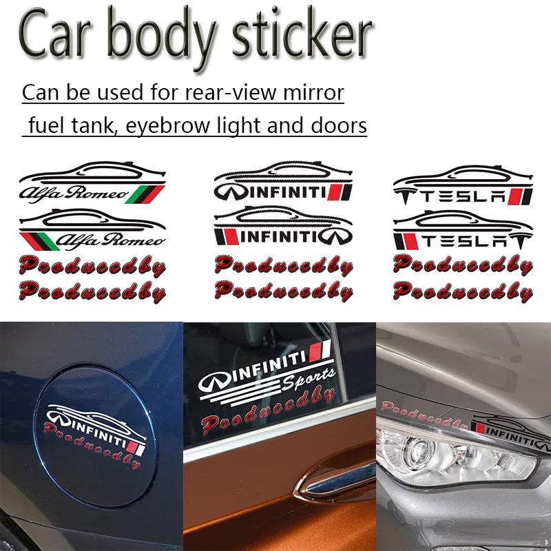 

1pcs car sticker rear view mirror fuel tank decoration body decal for Nismo r34 gtr emblem watch Nissan Tiida Teana Accessories