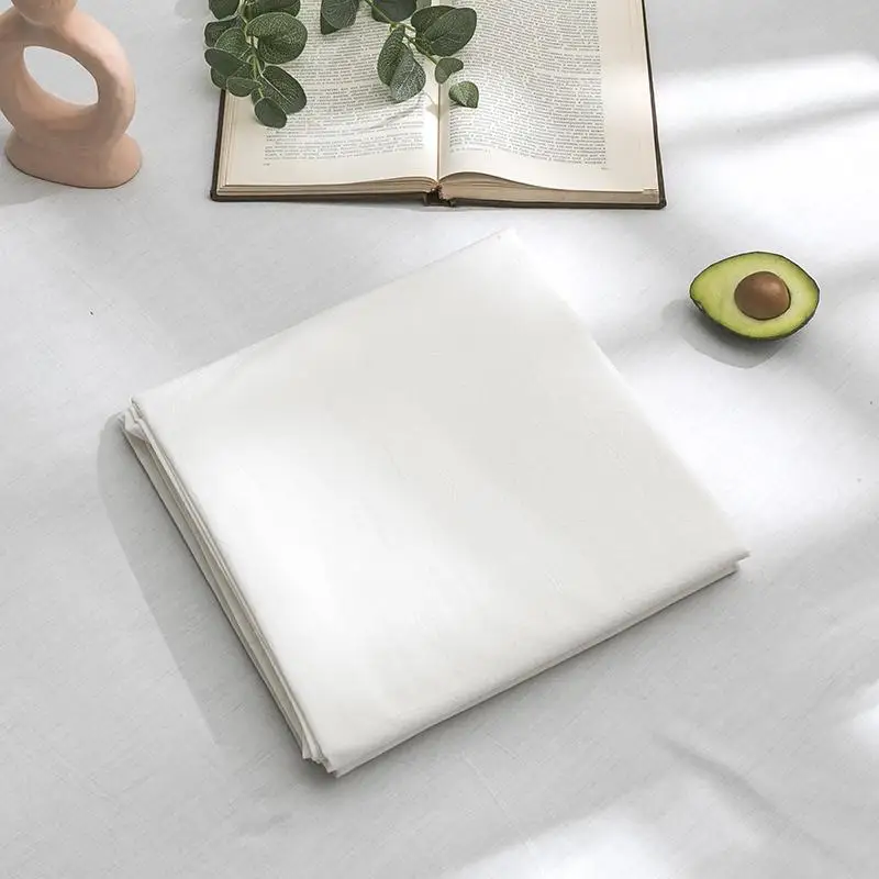 

25 Bed Sheets Flat Sheet Luxury Bed Flat Bed Sheet Queen Size Bedding Soild Color White Queen Sheets Soft Bed