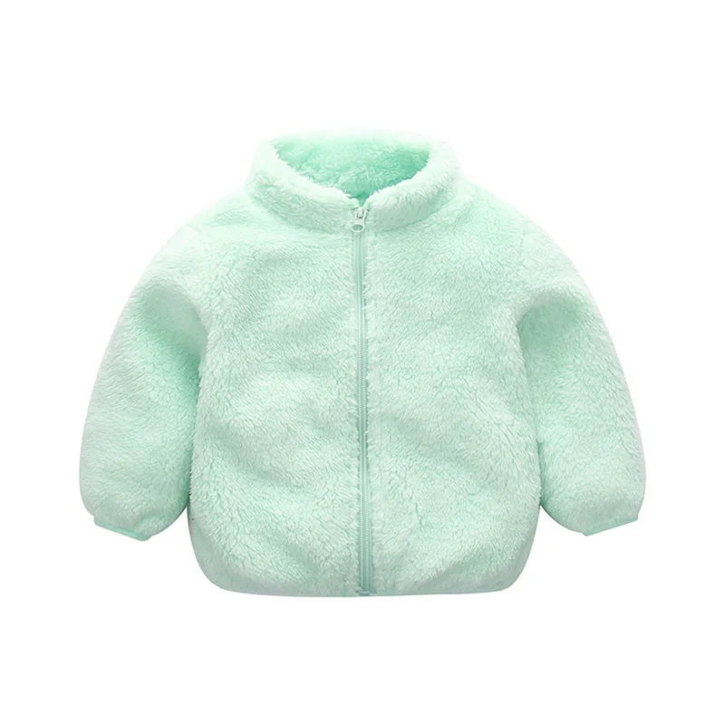 Осенне-зимние куртки для маленьких мальчиков теплая детская одежда для девочек симпатичное однотонное пальто с капюшоном, куртка модная верхняя одежда, новинка года, Детское пальто