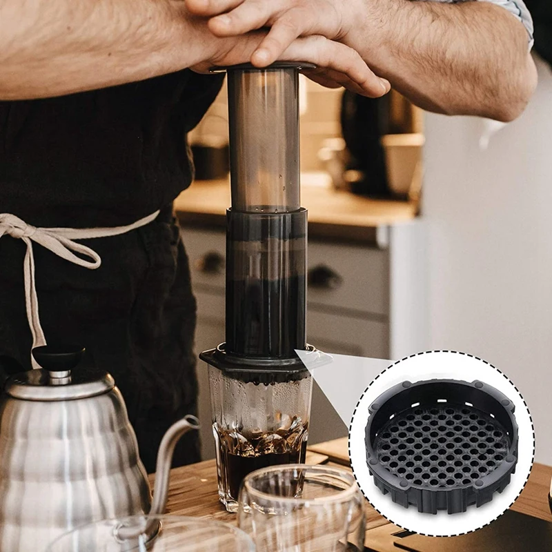 

4Pcs Replacement Filter Cap Coffee Filter Cap Accessories for Aeropress Coffee Espresso Maker Coffee Brewer