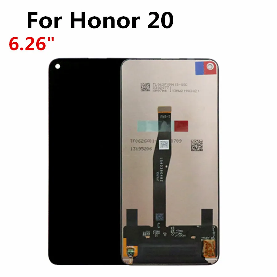 ЖК дисплей для Huawei Honor 20 с сенсорным экраном и дигитайзером в сборе honor20 YAL L21