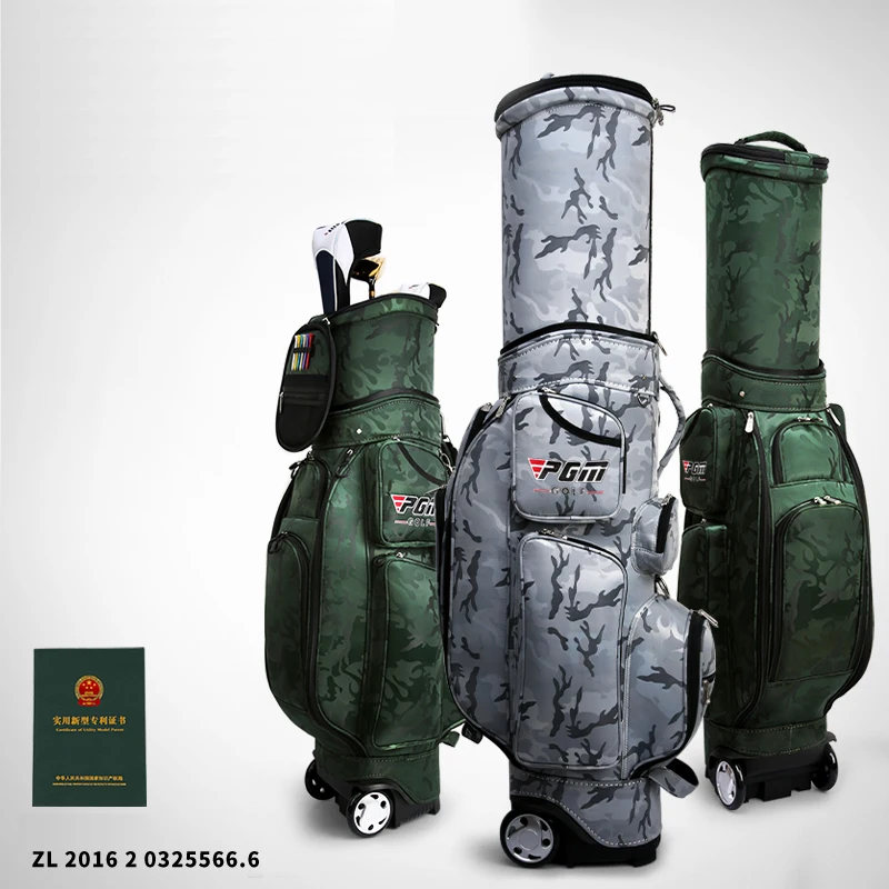 New PGM Golf Telescopic Ball Bag Camouflage Nylon Ball Bag Protection Golf Clubs Multifunctional Aviation Standard Ball Package
