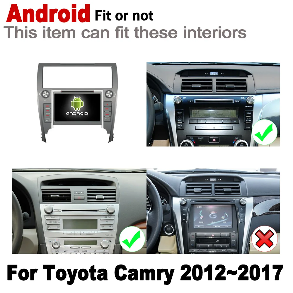 Автомобильный GPS-навигатор для Toyota Camry 2012 ~ 2017 мультимедийный DVD-плеер система