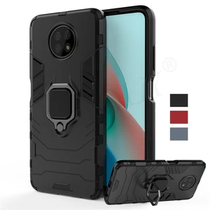 for xiaomi redmi note 9t 5g case shockproof bumper magnetic ring holder silicone armor phone back cover redmi note 9 t pro case free global shipping