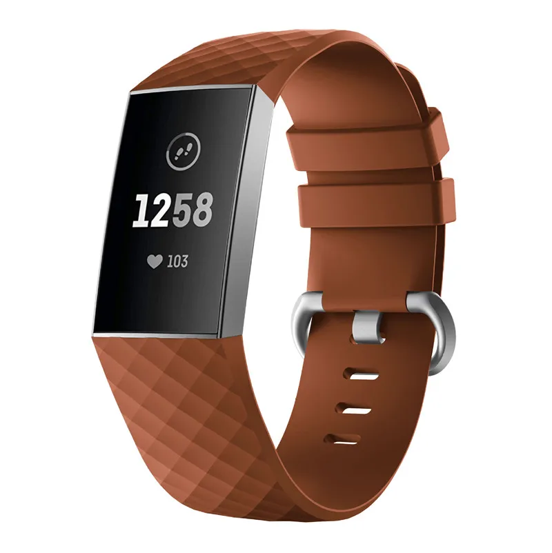 Ремешок для часов Fitbit Charge 3 ремешок спортивный силиконовый ремешок Сменные аксессуары для fitbit charge 3 браслет умные часы замена