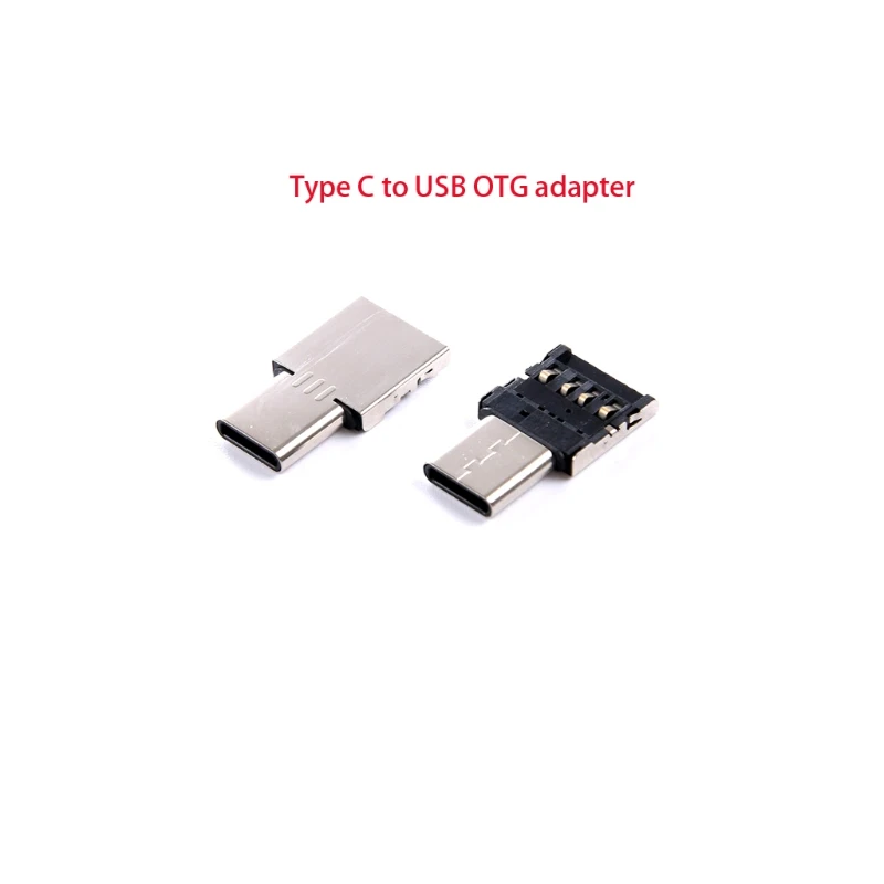 18(L)x10(W) мм Серебристый Тип C к USB OTG коннекторный адаптер для флеш накопителя S8 Note8