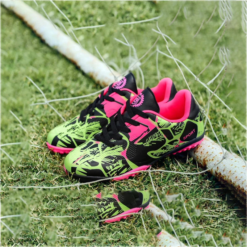 

The new 2021 Football Boots zhenzu turf male soccer shoes kids boys girls students boots training sport sneakers soccer shoes