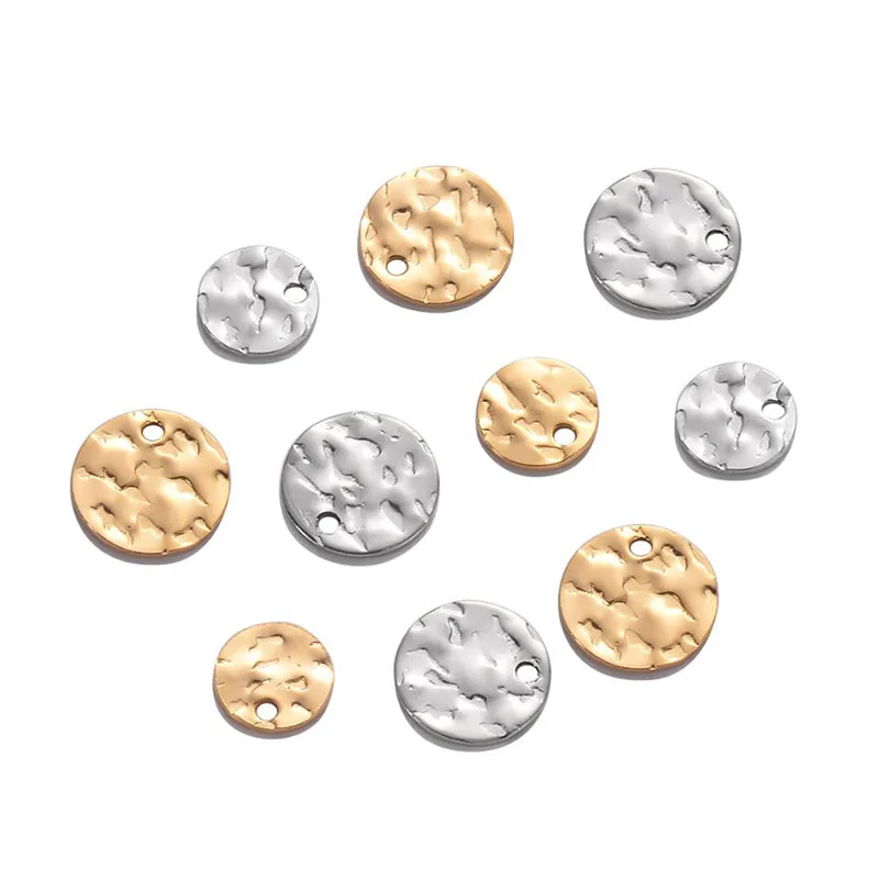 

Подвески из нержавеющей стали для изготовления ювелирных изделий, 50 шт., 8 мм/10 мм