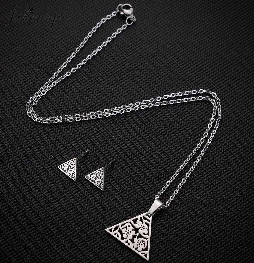 Комплект из колье и серёг нержавеющей стали|Ювелирные наборы| |