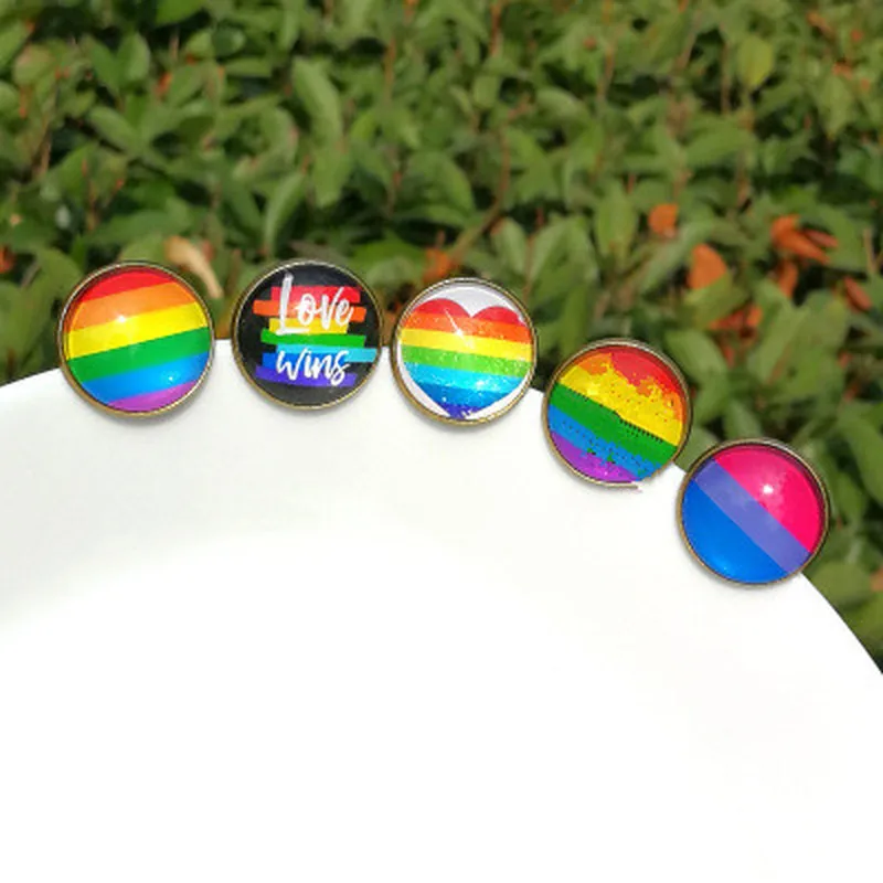 1 шт. булавка в форме радужного сердца ЛГБТ гордости значок на спину символ геев