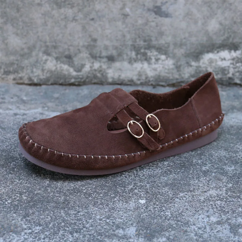 Туфли женские из натуральной кожи на плоской подошве|Обувь без каблука| |