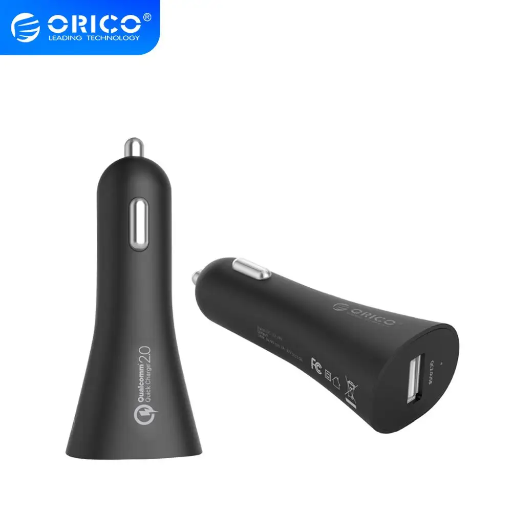 Автомобильное зарядное устройство ORICO с 2 USB портами и поддержкой быстрой