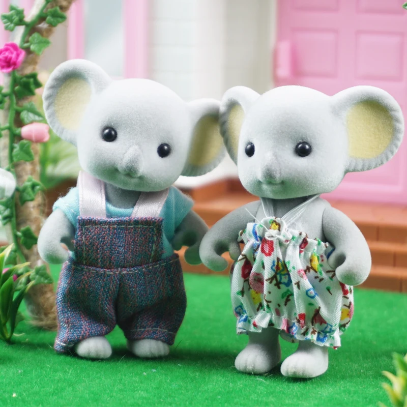 Коллекция 1/12 года лесное животное семейная детская мебель для кукольного домика