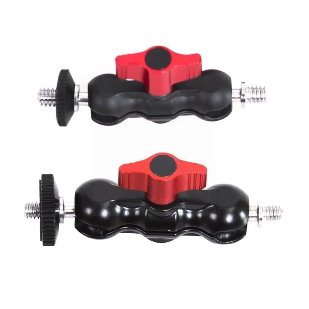 

Gimbal Articulating Arm With Double Ballheads 1/4" Screw For Camera Stabilizer Monitor Led Video Light Rig Cage Mount S8a6