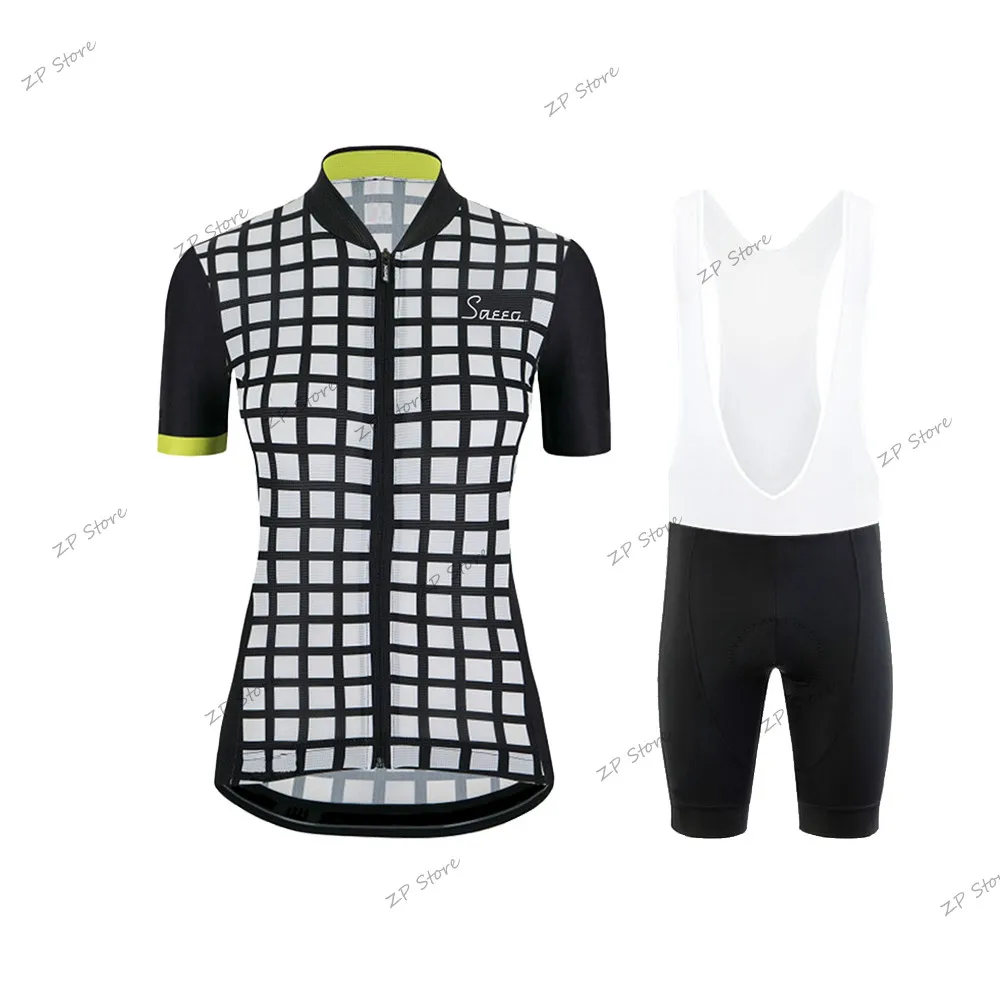 Летний женский комплект для велоспорта Jersey2020 дышащий с защитой от