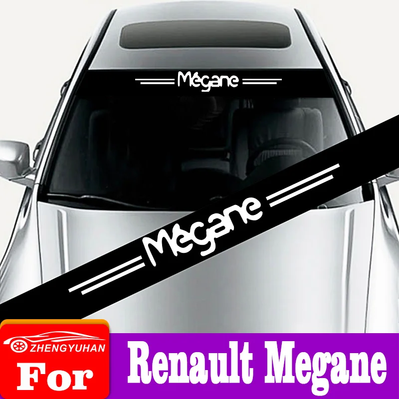 

For Renault Megane Car Sticker Styling Decoration Decals Car Front Rear Windshield Prevent Sunlight Reflection Accessories