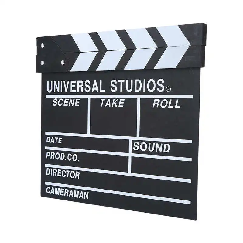 Деревянный нумератор кинотеатр Clapperboard ClapperBoard 30x27 см | Электроника