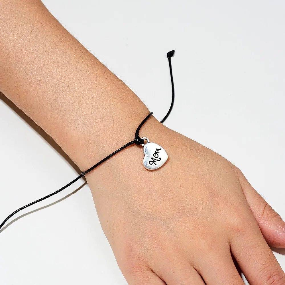 Belleper Make a Wish/Friendship/Mom Love Card Turtle Adjustable Fashion High Quality Bracelet Charm Female New Unique Jewelry