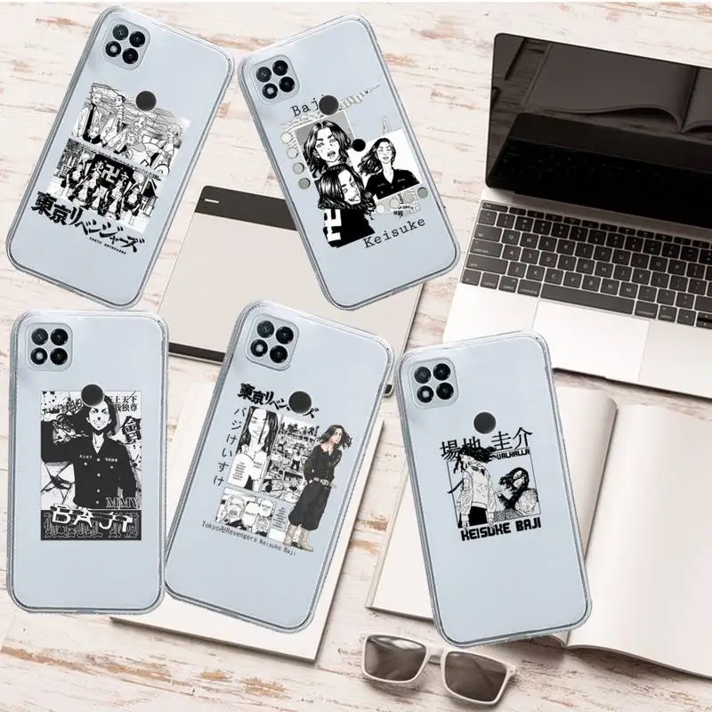 

KEISUKE BAJI Avengers revengers anime Phone Case Transparent for Xiaomi redmi note 8 9 10 11 t lite pro ultra mix 4 k40