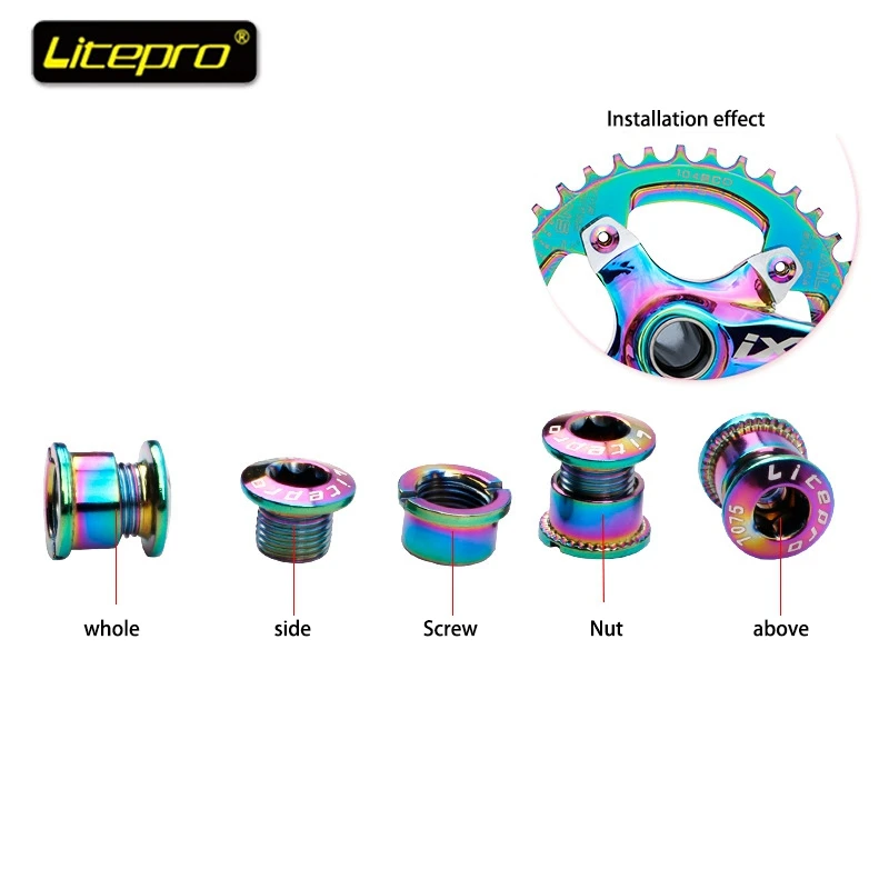 Litepro велосипедный стальной кривошипный рычаг болт для горного шоссейного