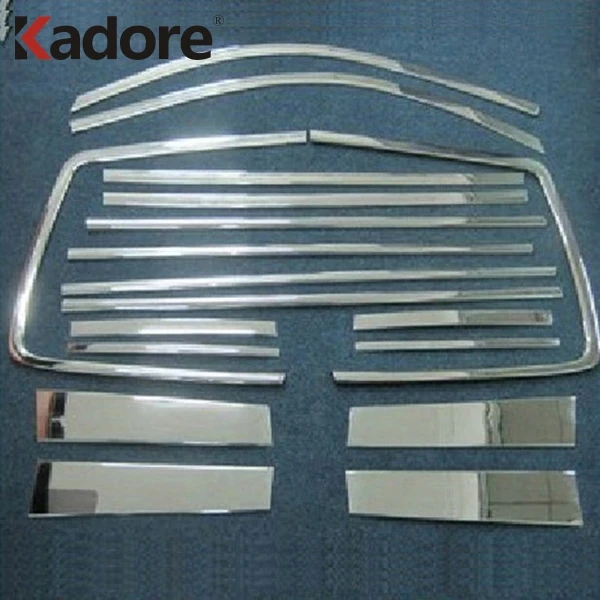 

Fit For Toyota Highlander 2008 2009 2010 2011 Stainless Steel Car Window Trim Frame Moulding Cover Sticker Exterior Accessories