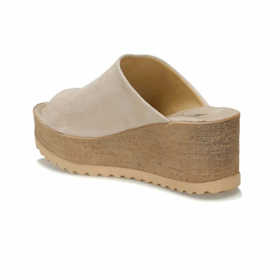 

Butigo 19Sf-202047Z Beige Women Heeled Slippers