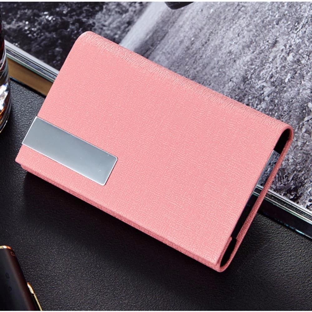 Унисекс визитница из искусственной кожи для женщин ID Credit мужской модный