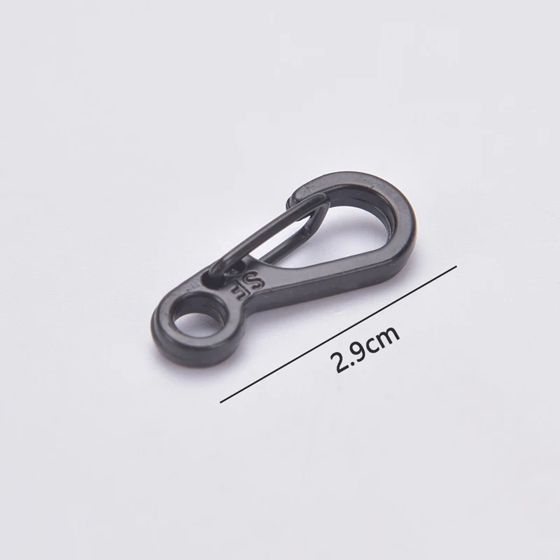 

10 Pcs Equipment Survival EDC Paracord Carabiner Snap Mini SF Spring Clip Camping Hiking Hook Backpack Tactical Buckle Clip