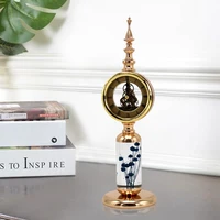 stand luxury desk clock antique simple office electronic table watch vintage shabby chic standing horloge clocks by50zz
