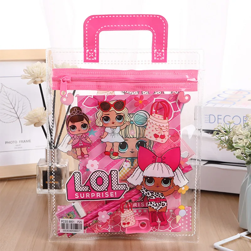 Канцелярские товары LOL dolls сюрприз набор Новинка креативные портативные ПВХ