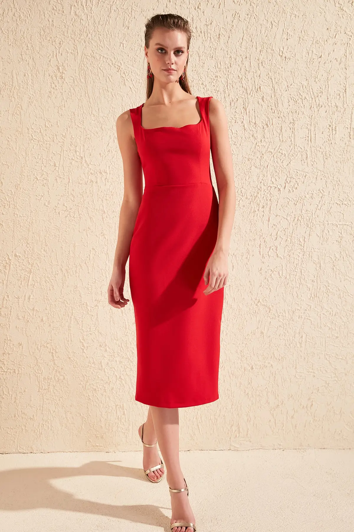 Платье с бантом TPRSS20EL0302|Женские платья| |