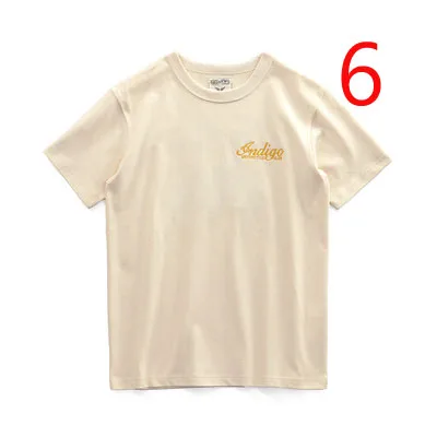 

T-shirt summer thin section short-sleeved high-elastic tide brand solid color half-sleeved youth compassionatejk