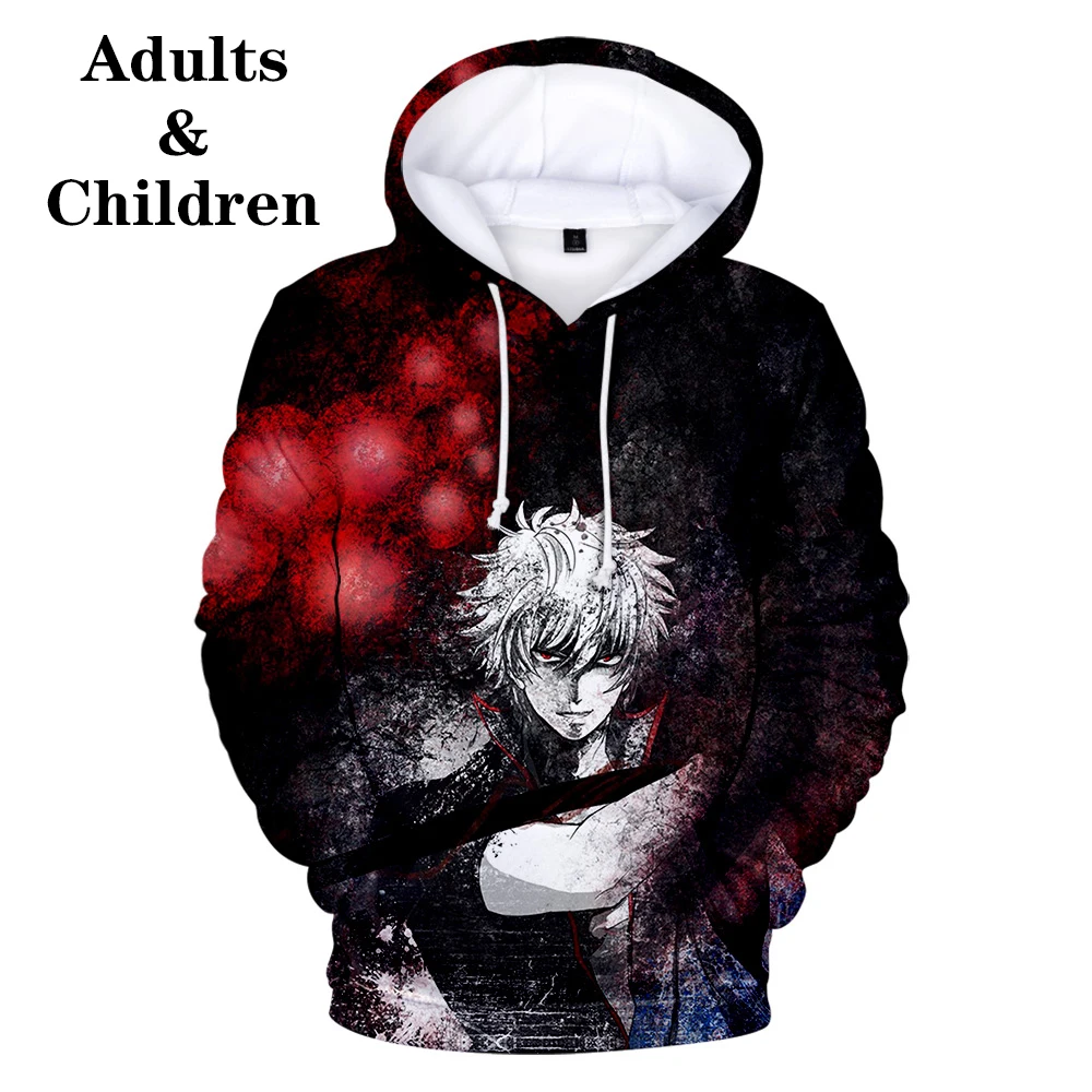 Новинка 2019 г. популярные модные детские 3D толстовки GINTAMA в стиле Харадзюку