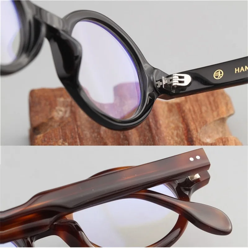 Zerosun маленькие круглые очки оправа для мужчин и женщин мужские из ацетата