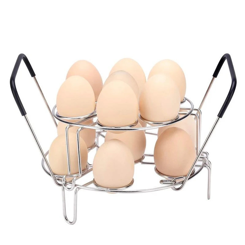 Нержавеющая сталь Яйца Пароход стеллаж Штабелируемый для Мгновенные обновления