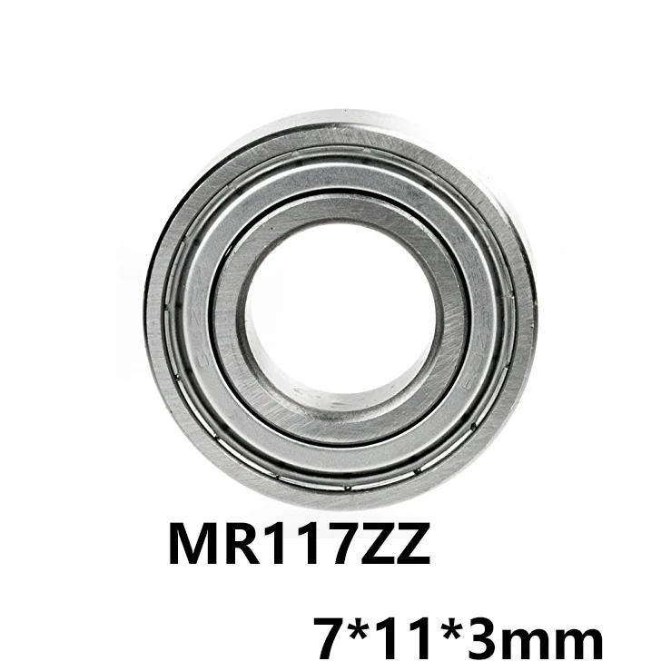 

10Pcs / Lot Mr117Zz Bearing Deep Groove Ball Bearing Miniature Bearing Mr117-Zz 7 * 11 * 3Mm Chrome Steel
